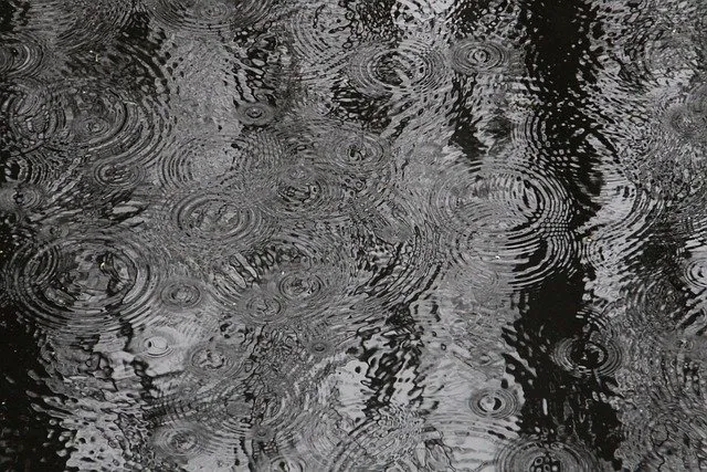 Raindrops during a performance