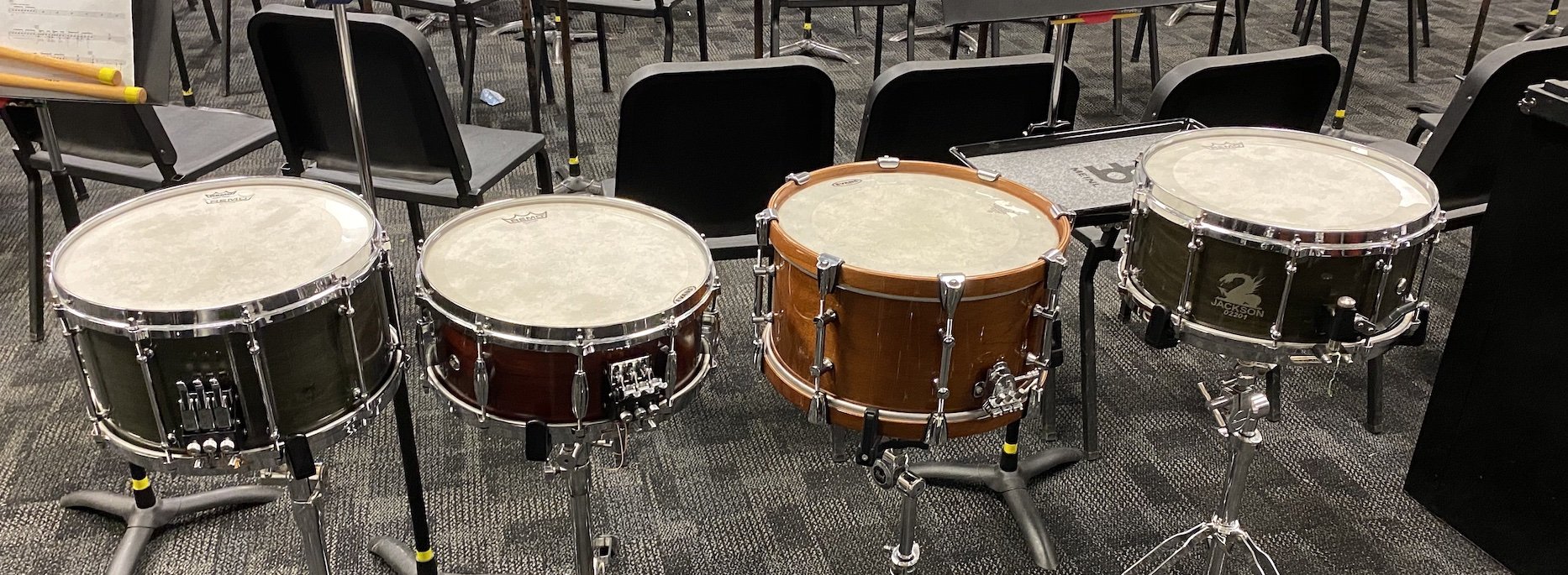 Percussion equipment inventory