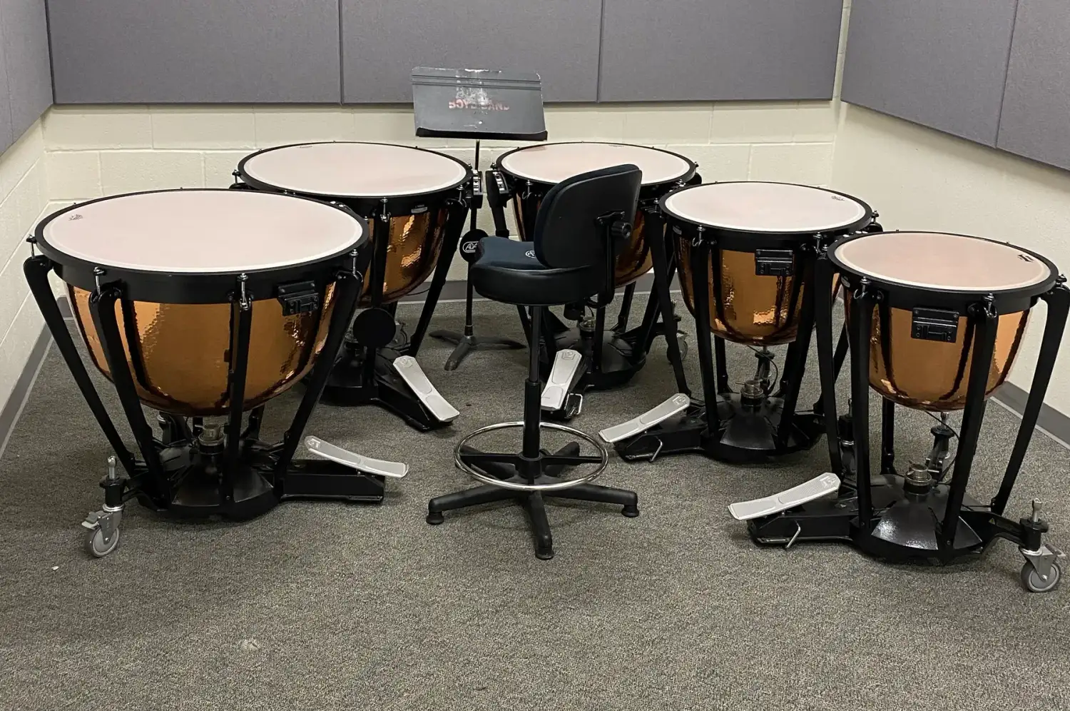 Timpani in playing condition