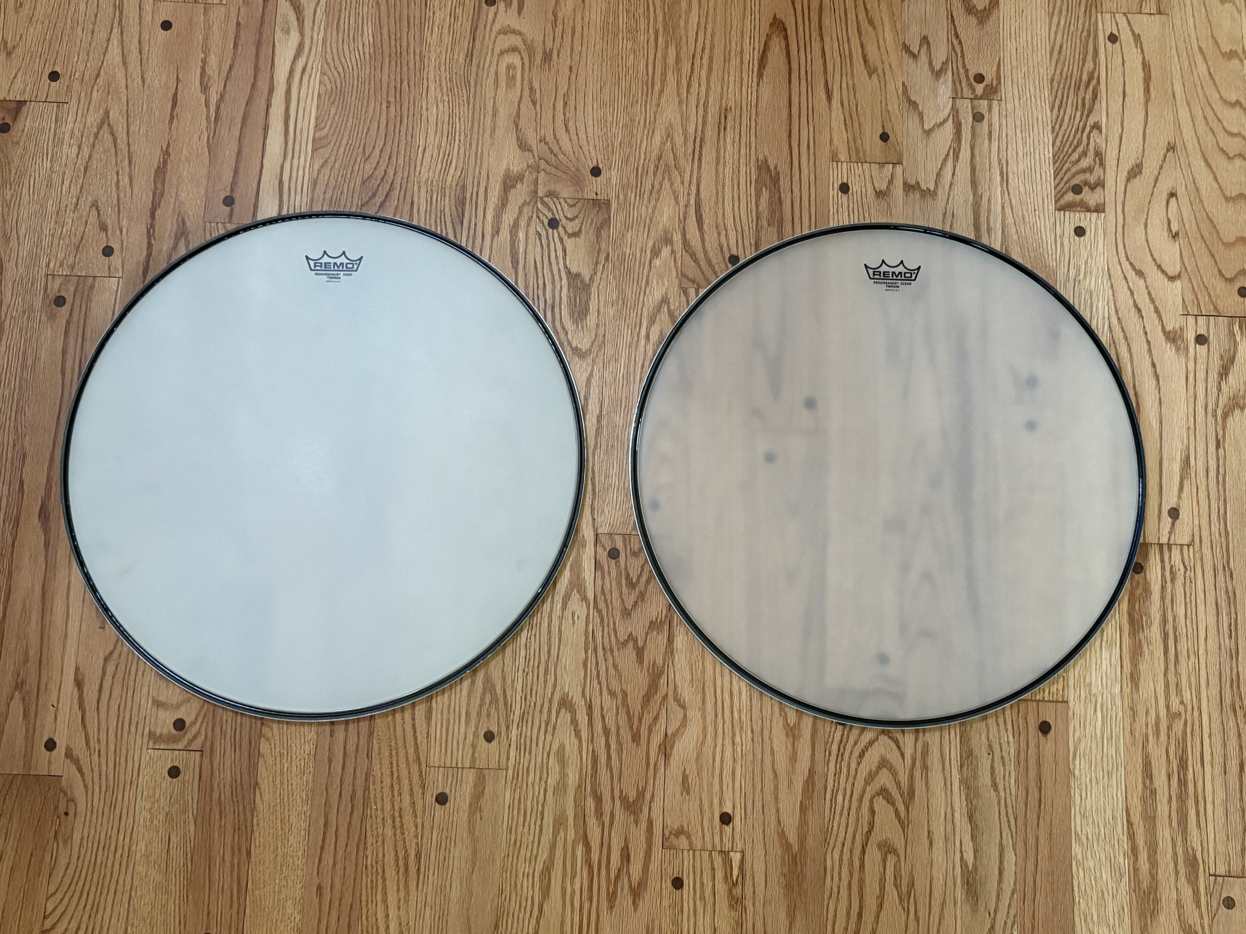 Hazy versus clear head comparison