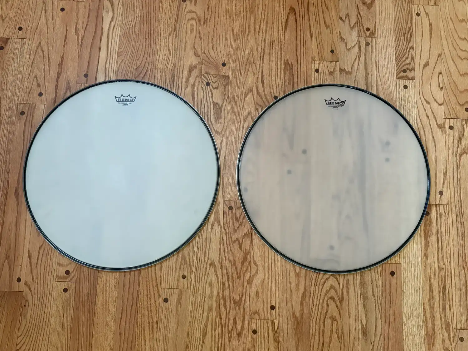 Hazy versus clear head comparison